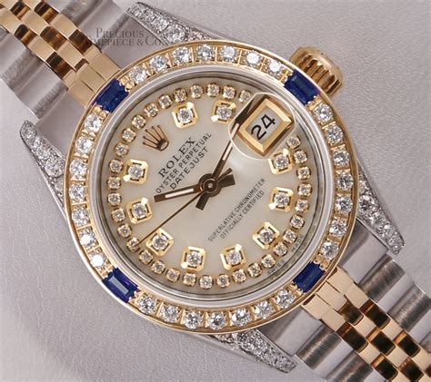 ladies rolex diamond datejust|Rolex lady Datejust 26mm.